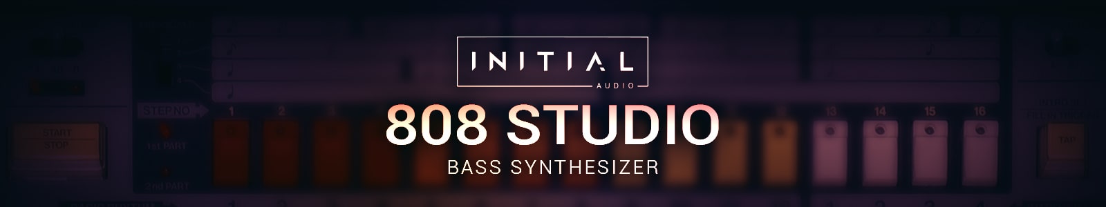 Initial Audio「808 Studio 2」TrapやDrillの制作が変わる!70種の高精細波形と200プリセットを搭載し、リアルタイム生成で重低音の質感を自由自在にコントロールできる次世代808ベース音源|DTMプラグインセール