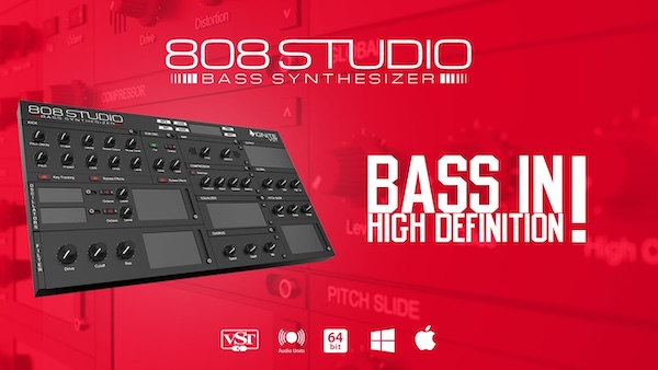 Initial Audio「808 Studio 2」TrapやDrillの制作が変わる!70種の高精細波形と200プリセットを搭載し、リアルタイム生成で重低音の質感を自由自在にコントロールできる次世代808ベース音源|DTMプラグインセール