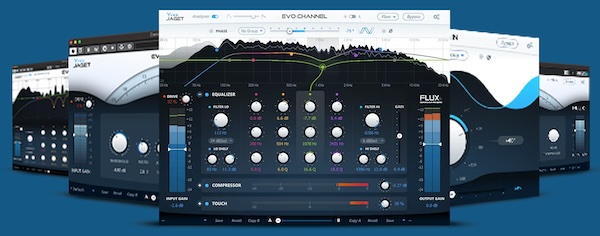Flux「EVO Series Pack」EQ・コンプレッサー・ディエッサー・位相補正・トランジェントコントロールの5機能を統合し、最大16chのイマーシブ対応でプロの制作環境を1つに集約する多機能プラグインバンドル|DTMプラグインセール