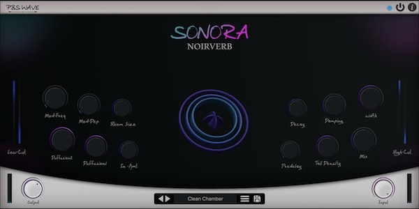 PBS WAVE「SONORA -NoirVerb」“音が空間を語り出す”次世代リバーブ登場!100種以上の高品質プリセットと内蔵エフェクトで、全てのトラックに立体感と没入感を与える空間系プラグイン|DTMプラグインセール