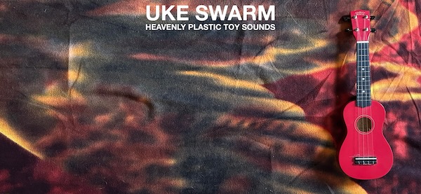 audiogambero「Uke Swarm」粗悪なウクレレが放つ、美しさすら感じる音のノイズ!壊れかけのウクレレが奏でる、広がりとノスタルジーをまとった音のレイヤー|DTMプラグインセール