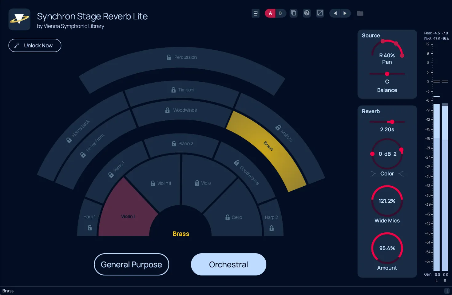 Vienna Symphonic Library「Synchron Stage Reverb Lite」ミキシング不要・面倒な設定も一切ナシで、ウィーン・シンクロン・ステージAのリアルな空間を誰でも簡単に楽曲にプラスできるリバーブプラグイン｜DTMプラグインセール