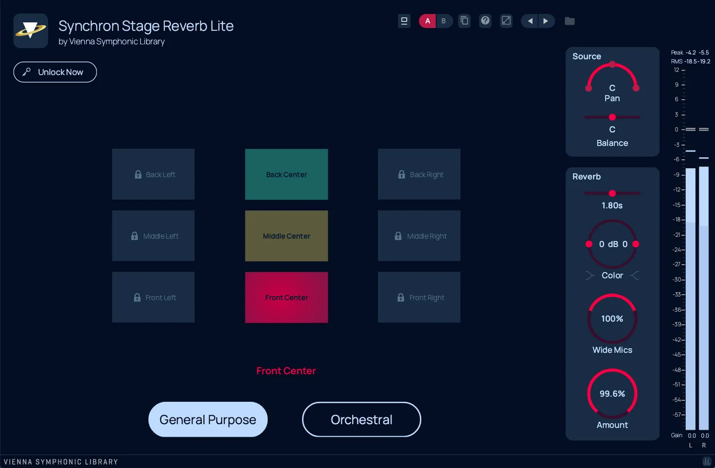 Vienna Symphonic Library「Synchron Stage Reverb Lite」ミキシング不要・面倒な設定も一切ナシで、ウィーン・シンクロン・ステージAのリアルな空間を誰でも簡単に楽曲にプラスできるリバーブプラグイン｜DTMプラグインセール