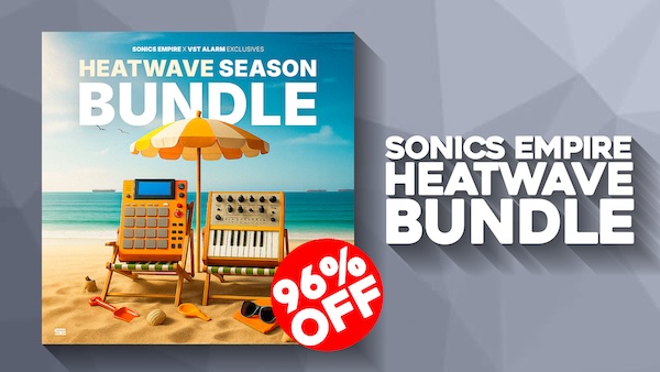 Sonics Empire「Heatwave Season Bundle」Trap・R&B・Lo-Fi・Soul・Pop・Drillまで対応!メロディ・ドラム・ボーカル・コンストラクションキット・Sylenth1プリセットまで、プロも納得する20種類の即戦力サウンドパック|DTMプラグインセール