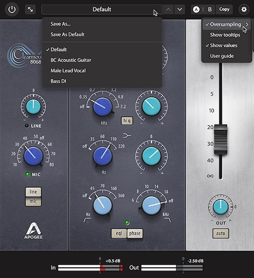 Apogee「Clearmountain’s 8068」伝説のエンジニア・ボブ・クリアマウンテンのカスタムNeve 8068コンソールを完全再現!微細な温かみから強力なハーモニック・リッチ・テクスチャーまでスカルプト可能なプラグイン|DTMプラグインセール