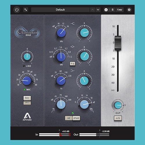 Apogee「Clearmountain’s 8068」伝説のエンジニア・ボブ・クリアマウンテンのカスタムNeve 8068コンソールを完全再現!微細な温かみから強力なハーモニック・リッチ・テクスチャーまでスカルプト可能なプラグイン|DTMプラグインセール