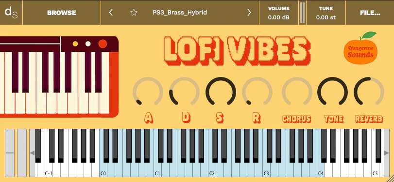 Tangerine Sounds「Lo-Fi Vibes Synth」レトロな温かさと最新アナログ技術でチル・アンビエント・シンセウェーブ制作がもっと自由に!80年代の懐かしさと現代の音楽制作を融合したLo-Fiサウンド音源|DTMプラグインセール