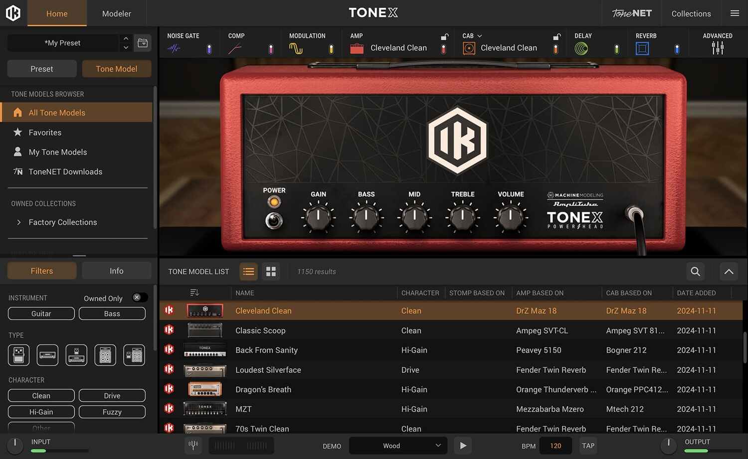 IK Multimedia「TONEX」AIの力で自分だけの理想のギター・ベースサウンドを簡単に手に入れる！アンプ・キャビネット・ペダルのサウンドを忠実に再現・管理・共有できる革命的モデリングツール｜DTMプラグインセール