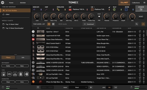 IK Multimedia「TONEX」AIの力で自分だけの理想のギター・ベースサウンドを簡単に手に入れる！アンプ・キャビネット・ペダルのサウンドを忠実に再現・管理・共有できる革命的モデリングツール｜DTMプラグインセール