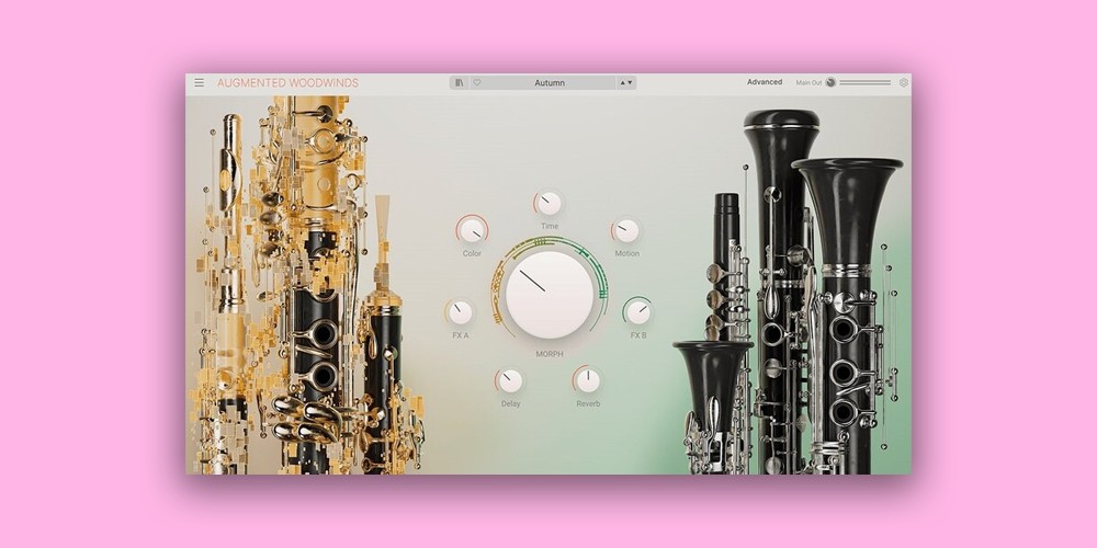 Arturia「Augmented WOODWINDS」リアルな木管楽器サウンドと最先端のシンセサイザー技術を自由に融合できる!映画音楽、ポップス、エレクトロニック、サウンドデザインまで幅広く活躍する革新的ハイブリッド音源|DTMプラグインセール