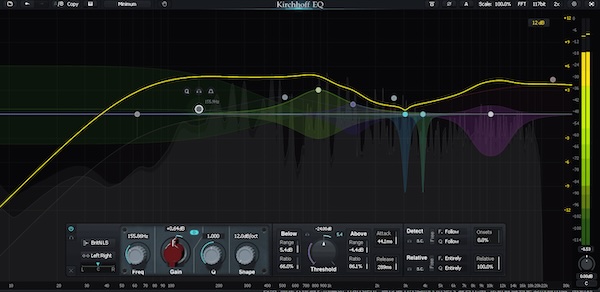 Plugin Alliance「Three-Body Technology Kirchhoff-EQ」プロフェッショナル用途のための最高峰EQ!15種類のフィルタータイプ、32種類のヴィンテージEQエミュレーション、アナログモデリングカーブ、超低歪みダイナミクス処理を統合した、音質に妥協のない究極のイコライザー|DTMプラグインセール