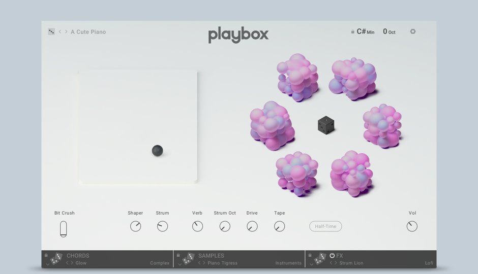 Native Instruments「Playbox」ビートメイカーからコンポーザーまで全対応!900以上のイマーシブサンプルを6つのクレバーキューブに収録し、ランダマイズ機能でライターズブロックから解放される究極のインスピレーション生成プラグイン|DTMプラグインセール