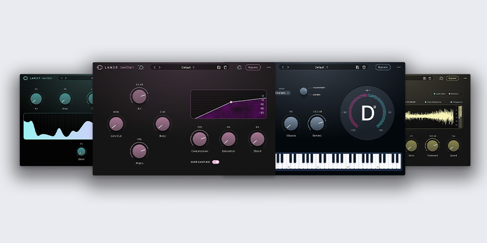 LANDR「Vocal Plugin Bundle」録音・ミックス・ライブ配信・ポッドキャストまで完全対応!誰でも簡単にボーカルクオリティを劇的に上げる4つのプラグイン|DTMプラグインセール