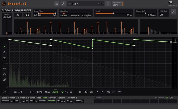 Cableguys「TimeShaper 3」手描きLFOから生まれる無限の時間変調、日常FXから極限変形まで対応!DJのようにタイムフローを自在操作、独自カーブエディットで実現する革新的時間軸エフェクト|DTMプラグインセール