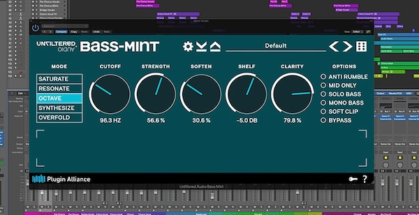 Plugin Alliance「Unfiltered Audio Bass-Mint」微細な低域補強から過激な周波数再構築まで対応!キックとベースの関係性を完璧に調整する、5モード搭載の次世代低域処理プラグイン|DTMプラグインセール