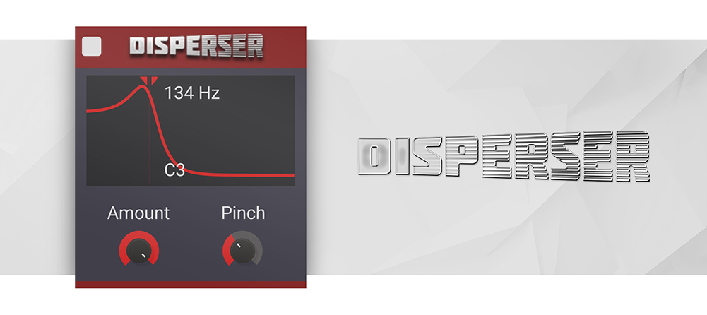 Kilohearts「Disperser」音量を保ったまま高エネルギー成分を時空拡散、シンセベースからドラムまで対応!位相回転で周波数スイープを創出、ゲインを変えずにトランジェントを時空間に拡散する革新的オールパスフィルター|DTMプラグインセール