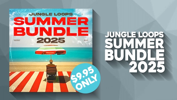 Jungle Loops「Summer Bundle 2025」ループ・MIDI・ワンショットを完全網羅!5.2GB・全10パック収録した、、トラップ・R&B・ヒップホップ制作に即戦力のサウンドパック|DTMプラグインセール