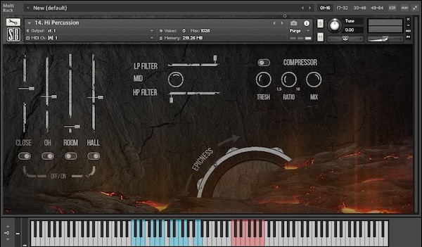 Eva Instruments「Epic Percussion 2」低音の厚み、緊張感、映像との一体感を実現!DTM初心者でも一発でプロの音に近づける究極のシネマティック打楽器音源|DTMプラグインセール