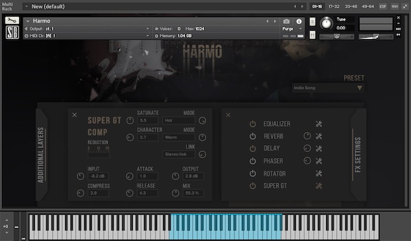 EVA Instruments「Harmo」アンビエント系作曲家や音楽制作者におすすめ!繊細なハーモニクスと重ねられるピアノ・ミュート・ベルレイヤー、EQ・リバーブ・コンプレッサーで構築する、創造性を引き出すギター音源|DTMプラグインセール