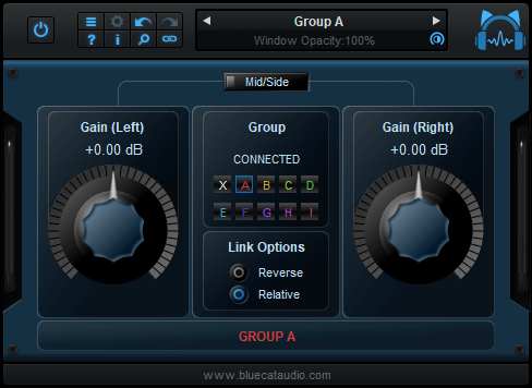 Blue Cat Audio「Blue Cat's Gain Suite」ミックス作業が一気に快適に！複数トラックを一つのフェーダーで一括操作・リンク・自動化まで実現する高性能ツール｜DTMプラグインセール
