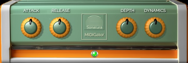 Sonatura Audio「MIDIGator」サイドチェインのようで、もっと直感的！MIDIノートやサステインペダルの信号でオーディオトラックを自在にゲート制御できる革新的ゲートプラグイン｜DTMプラグインセール