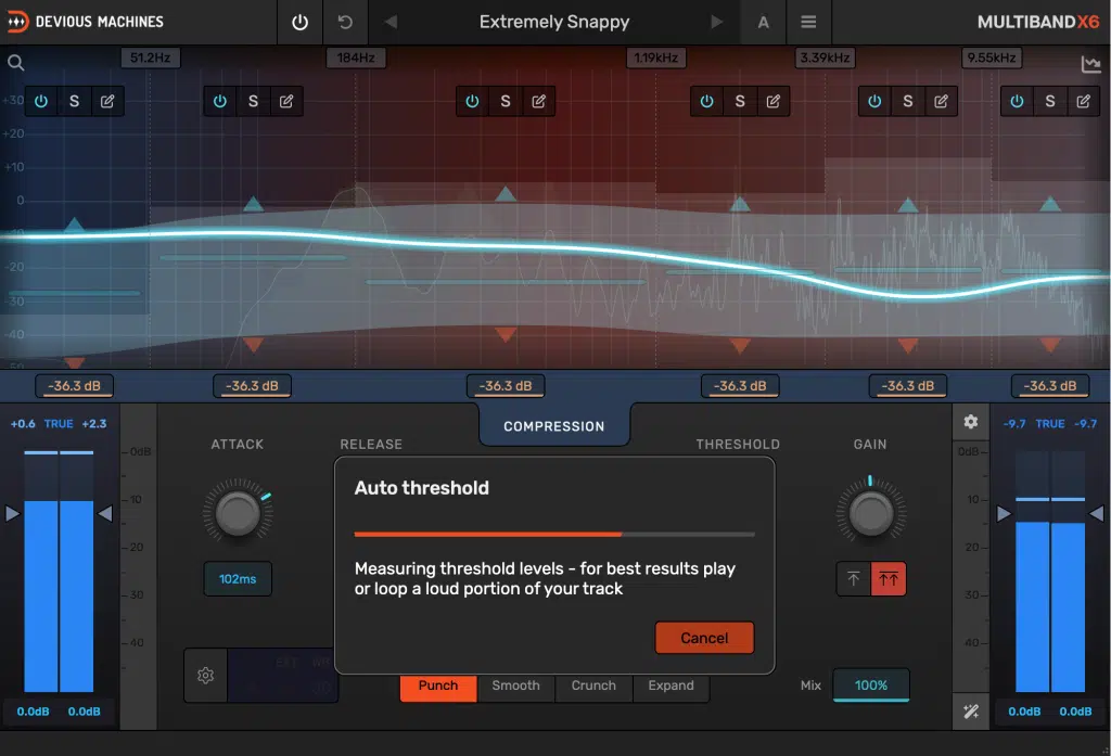 Devious Machines「Multiband X6」ラジオ仕様ボーカルから迫力ドラムまで、あらゆる音源を輝かせる英国製高品質コンプ!Smooth・Crunch・Punch搭載の次世代マルチバンドコンプレッサー