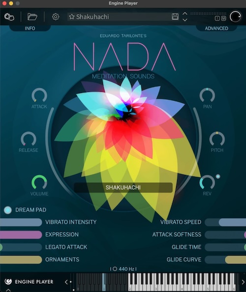 Engine Audio「NADA」瞑想・ヒーリング・New Age・スピリチュアル音楽のために設計された音源ライブラリ!民族楽器・幻想的パッド・ボイス・ピアノ・アンビエントまで440以上の高品質サウンドを収録した至高の音素材集|DTMプラグインセール