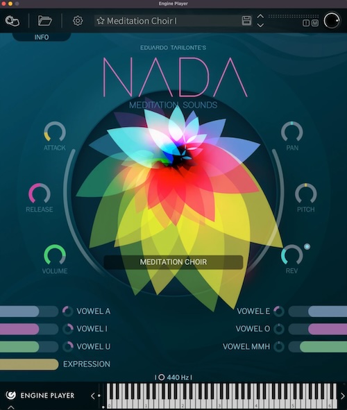 Engine Audio「NADA」瞑想・ヒーリング・New Age・スピリチュアル音楽のために設計された音源ライブラリ!民族楽器・幻想的パッド・ボイス・ピアノ・アンビエントまで440以上の高品質サウンドを収録した至高の音素材集|DTMプラグインセール