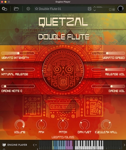 Engine Audio「Quetzal」風が語り、土が響き、精霊がささやく!フルートの息遣いから密林のざわめきまで表現できる、メソアメリカ文明の音世界を再現した民族楽器音源|DTMプラグインセール