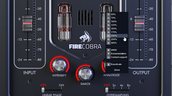 United Plugins「FireCobra」簡単操作の音質向上ツール!デジタル精度×アナログ・ランダムネス融合、Intensifyアルゴリズムで全トラックを瞬時に強化する革新的オーディオ・エンハンサー|DTMプラグインセール