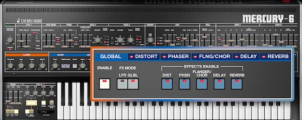Cherry Audio「Mercury-6」Jupiter-6の暗く複雑なキャラクター完全再現!VCOマルチ波形×クロスモジュレーション×2つのLFOで、テクノ・エレクトロに欠かせない次世代アナログ・ポリシンセ|DTMプラグインセール