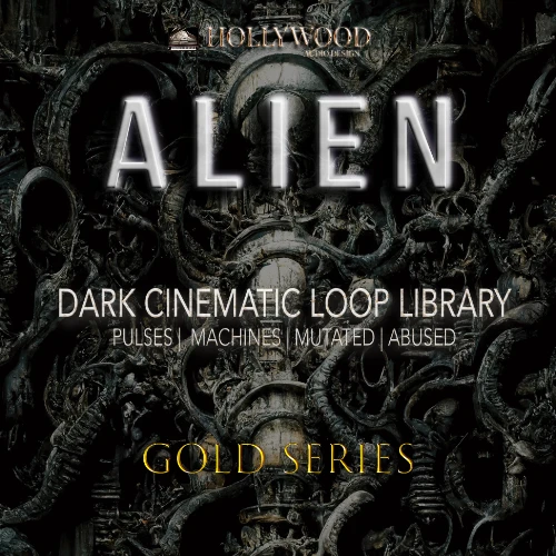 Hollywood Audio Design「ALIEN: Cinematic Industrial Loop Library」サウンドの世界観を変えるシネマティックループの決定版！重厚なパルス、破壊的インパクト、機械音で、映像作曲・ゲームBGM・インダストリアル系トラック制作に最適なサウンドライブラリ