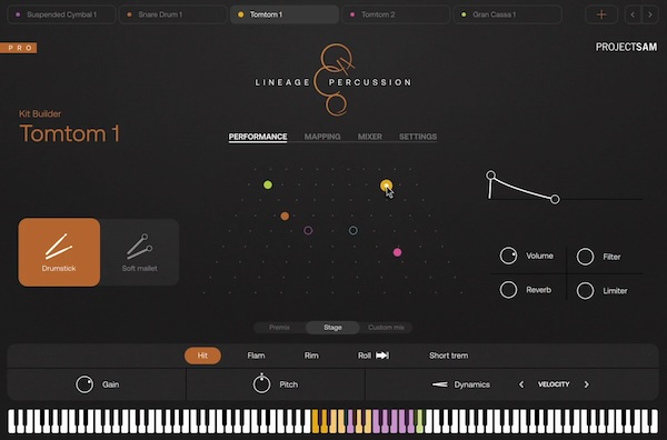 ProjectSAM「Lineage Percussion Free」リアルな演奏スタイル、豊富なマイキング!誰でも手軽に使える本格派オーケストラ・パーカッション音源|DTMプラグインセール