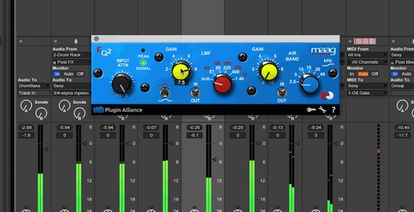 Plugin Alliance「Mäag Audio EQ2」位相ずれを極限まで抑えた透明感あふれるEQサウンド！マドンナやスヌープドッグが使った"あのサウンド"を、より細かいコントロールと問題解決能力をプラスしてDAWで使えるイコライザーに仕上げたプラグイン｜DTMプラグインセール