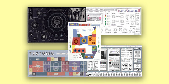 Aberrant DSP「ShapeShifter + Tectonic + Digitalis + SketchCassette II + Lair Bundle」テープの歪みも、デジタルノイズも、異空間リバーブも自在に操れる！音のキャラクター、質感、世界観を徹底的に変える個性派プラグイン5製品バンドル｜DTMプラグインセール