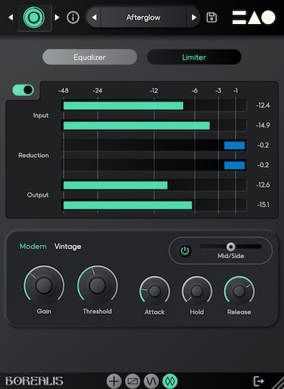 MNTRA「BOREALIS」スタジオからステージまで、あらゆる場面で輝くダイナミックリバーブ！14種類のアルゴリズムと3軸マクロコントロールで創造する、演奏に反応して生きたように変化する次世代リバーブ｜DTMプラグインセール