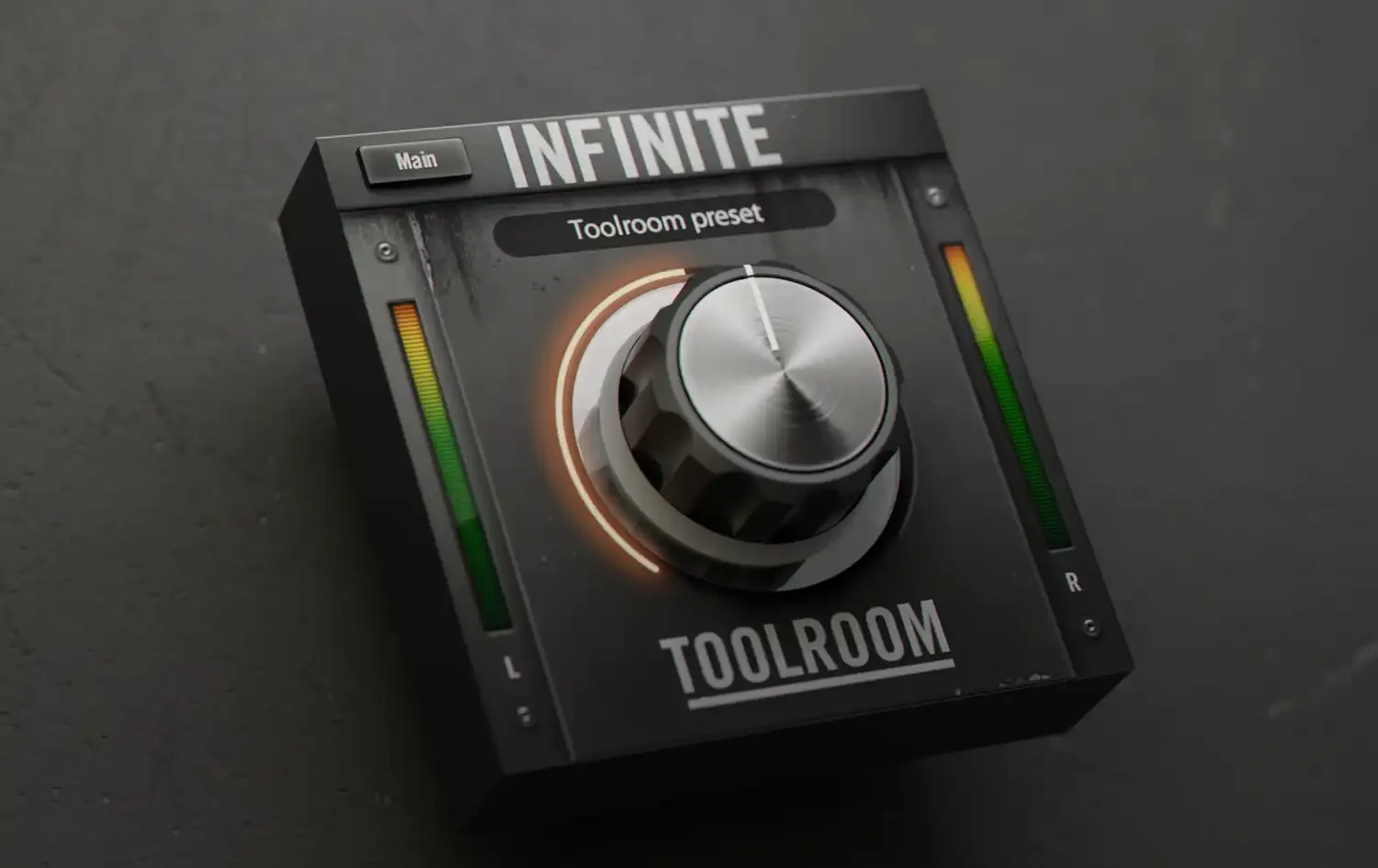 Toolroom「INFINITE」細かなパラメーター調整から解放される革新的ワークフロー！リバーブ、ディレイ、サチュレーション、ホワイトノイズ、フィルタリング、ステレオ幅を瞬時に最適バランスで提供する究極のワンノブ・マルチエフェクト｜DTMプラグインセール