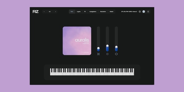 ZAK Sound「Auralis」滝、海の波、鳥のさえずり、雨音…80の厳選プリセットが描く、自然界の音から生まれた幽玄なパッドとテクスチャ音源｜DTMプラグインセール