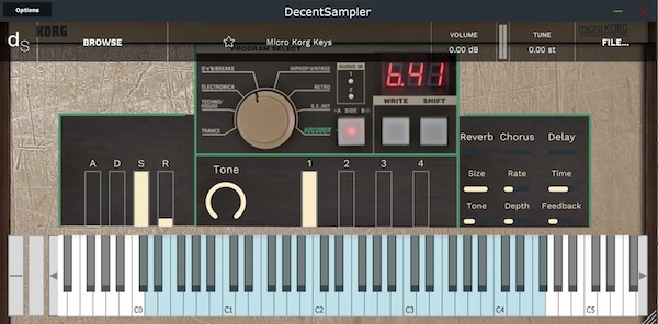 Necatuss「MicroKORG Keys」シンプルなのに奥が深い!名機MicroKORGの“即戦力プリセット音”をDAWで手軽に再現できるDecent Sampler音源|DTMプラグインセール