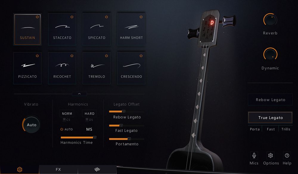 Wavelet Audio「Runa: Elder Scoring Strings」カザフスタンの伝統楽器コブズをモダンに蘇らせた革新的ストリングス音源!シネマティックからホラー、フォークまで対応する、ハーモニクス機能を核に据えた次世代民族弦楽器音源|DTMプラグインセール