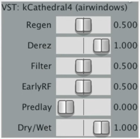 Airwindows「kCathedral4」“音に浸かる”という感覚を現実にする!明瞭かつ暗く深い残響が共存する、Choirからシンセ、アンビエントまで対応する超高精度リバーブ|DTMプラグインセール