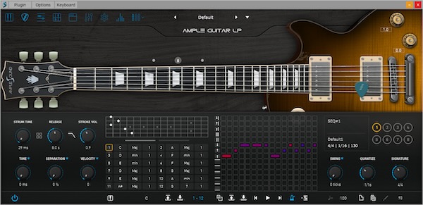 Ample Sound「Ample Guitar LP」Gibson Les Paul 1958 Reissueの伝説的トーンを完全再現！7.5GBの精密サンプリングでヴィンテージ・レスポールの温かみと迫力を余すことなく収録したバーチャルギター音源｜DTMプラグインセール