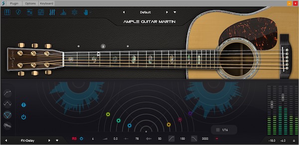 Ample Sound「Ample Guitar M」Martin D-41の豊潤なトーンを完全再現！フィンガー・ピック・ストラム3つのライブラリでアコースティックギターの表現力を極限まで追求したバーチャルアコギ音源｜DTMプラグインセール