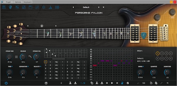 Ample Sound「Ample Guitar Peregrine Falcon」PRS Custom 24 Artistの洗練されたトーンを完全収録！6.6GBの大容量サンプリングでプロフェッショナルグレードの表現力を実現するバーチャルPRSギター音源｜DTMプラグインセール
