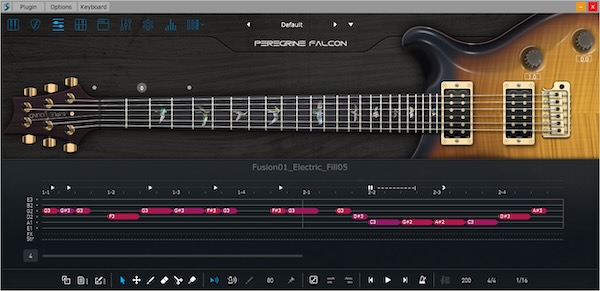 Ample Sound「Ample Guitar Peregrine Falcon」PRS Custom 24 Artistの洗練されたトーンを完全収録！6.6GBの大容量サンプリングでプロフェッショナルグレードの表現力を実現するバーチャルPRSギター音源｜DTMプラグインセール