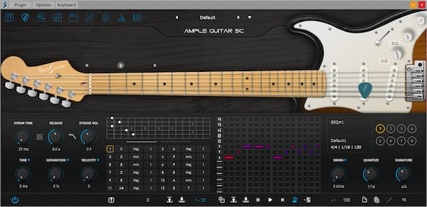 Ample Sound「Ample Guitar SC」Fender Stratocaster 50th Anniversaryの輝きを完全収録！9.9GBの大容量サンプリングでストラトキャスターの魂をDAWに宿すバーチャルギター音源｜DTMプラグインセール