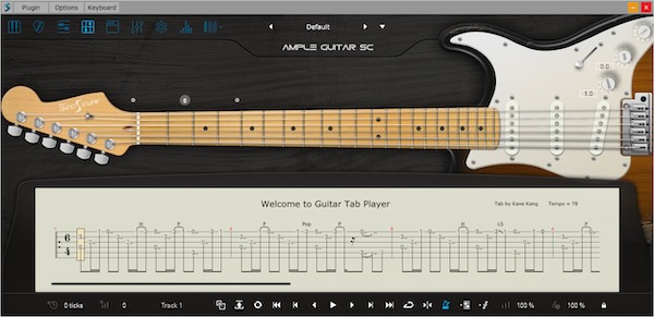 Ample Sound「Ample Guitar SC」Fender Stratocaster 50th Anniversaryの輝きを完全収録！9.9GBの大容量サンプリングでストラトキャスターの魂をDAWに宿すバーチャルギター音源｜DTMプラグインセール