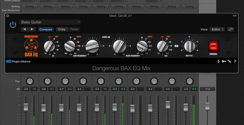 Brainworx「Dangerous Music BAX EQ」マスタリンググレードBaxandallEQの頂点！1950年代伝説トーンコントロールを完全再現、バター級の滑らかさで過酷なブースト&カットも自然に処理する究極のシェルビングEQ｜DTMプラグインセール