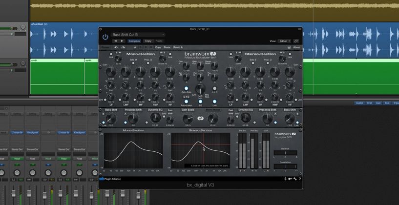 Brainworx「bx_digital V3」商用として世界初のMid/Side イコライザープラグインが進化を重ね、ミキシング&マスタリングの新次元を切り開く究極の11バンドEQ｜DTMプラグインセール