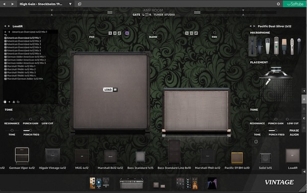 Softube「Amp Room: Metal Suite」ダウンチューニングギターからスラッシュリフまで完全対応！Marshall JCM800からVildsint、Higain、American Mainstayerまで、4つの伝説的アンプと7キャビネット、10ストンプボックス、13エフェクトを収録した究極のメタルサウンド・アーセナル｜DTMプラグインセール